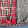 VHC Tree Skirt Plaid Tartan Flannel FeChristmas Reversable Red Grey