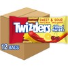 TWIZZLERS Filled Twists Sweet and Sour Licorice Style, Chewy Candy