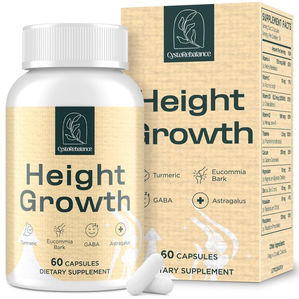 25-in 1 Height Growth Increase Supplement - for Natural Growth,