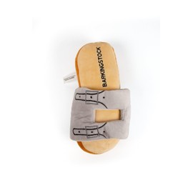 Barkingstock Funny Shoe Dog Toy with Squeaker and Crinkle - Funny Cute Parody Dog Toys - Puppy and Dog Toys for Small, Medium and Large Dogs - Dog Birthday Gifts - Funny Dog Toys