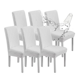 YUEANG Waterproof Dining Chair Covers, Chair Covers for Dining Room, Stretch Chair Covers Parsons Chair Slipcover, Removable, Washable for Dining Room Kitchen Chair Protector Cover