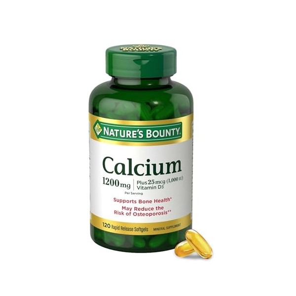 Calcium Carbonate & Vitamin D by Nature's Bounty, Supports Immune