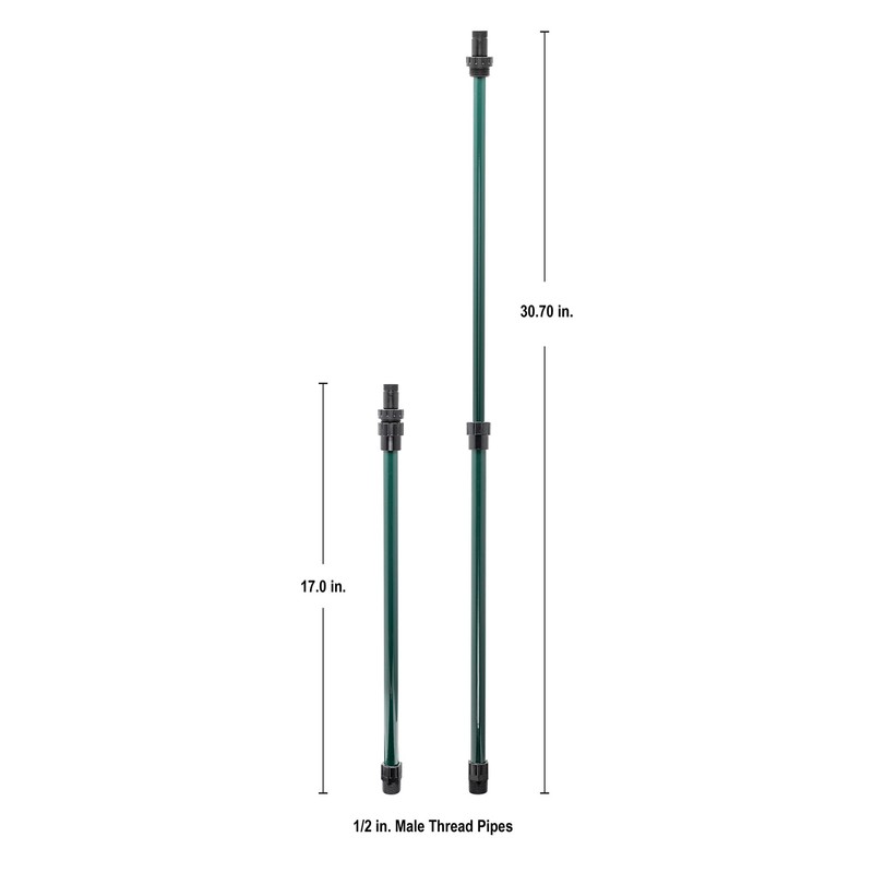 Orbit 16" - 30" Adjustable Height Aluminum Sprinkler Riser Without
