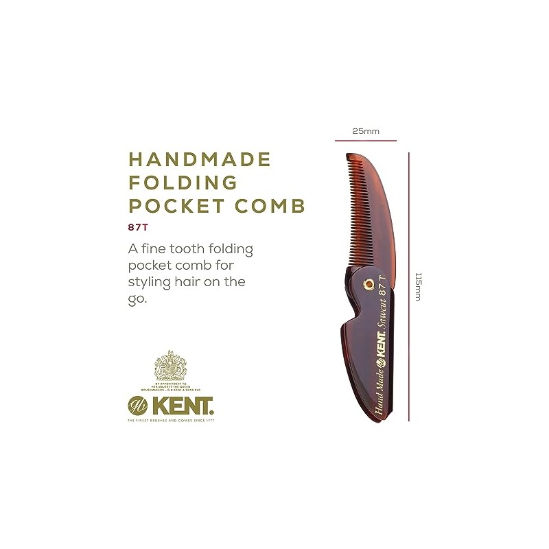 KENT COMBS PEINE PLEGABLE PARA BARBA Y BIGOTE EDICIóN LIMITADA