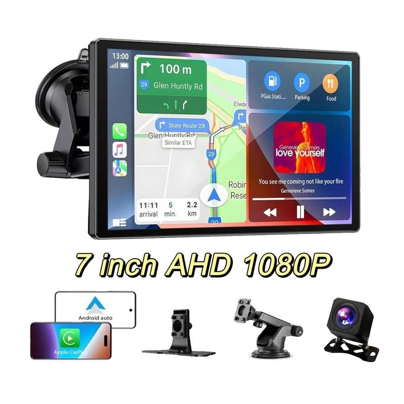 CarThree 2025 Newest 8.1“ or 7” Wireless Portable Carplay and