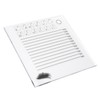 20x20cm Eyelash Extension Plastic Tray Clear Scale Transparency Eyelash Extension