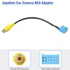 JAYUBIEN Car Radio Camera RCA Adapter Compatible with Volkswagen Golf