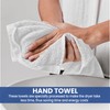 Linteum Textile Supply White Hand Towels for Bathroom 16x27 Inches