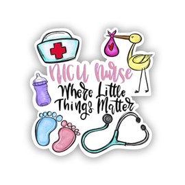 Edward stickers for Everyone Sticker Nicu Nurse Life 3'' Funny Decal for Car Truck Bumper Laptop Vinyl Window Wall US