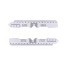 LinJianTing ZHUUO 2PCS Abrasion Resistant PD Ruler Eyeglasses Pupil Distance
