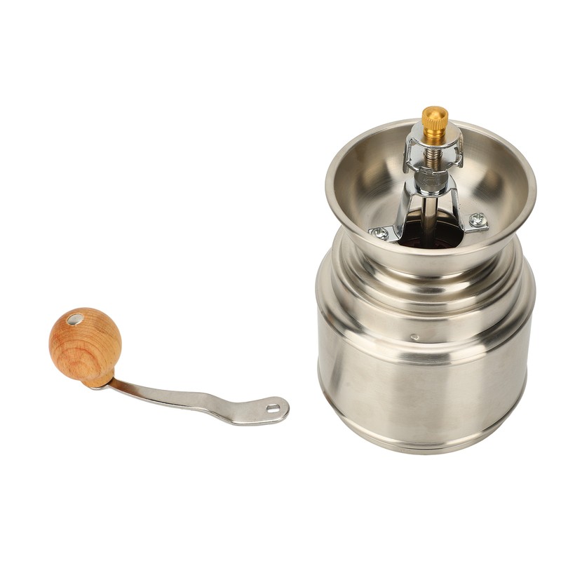Manual Coffee Grinder Stainless Steel Solid Wood Hand Coffee Bean