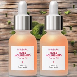 Barbara Olive Oil Moisturizing Oil Rose Rosehip Elasticity Wrinkle Improvement Face Oil 2 x 30ml / 바르바라 올리브오일 모이스처라이징오일 장미 로즈힙 탄력 주름개선 페이스 오일 2개 30ml