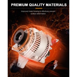 ROADFAR Alternator Compatible 1997-1998 for Ford for Club Wagon Chateau 5.4L,1997-1998 for Ford for Club Wagon XL 5.4L,1997-1998 for Ford for Club Wagon XLT 5.4L, Replace F65U-10300-EA