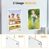 SAMYUCHO 25 Packs Acrylic Magnetic Picture Frame for Refrigerator, Mini