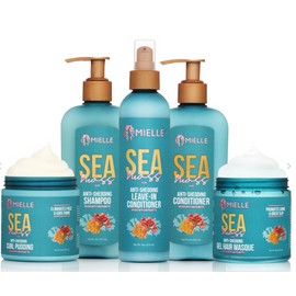 Mielle Organics Sea Moss Hair Care Shampoo Conditioner Anti Shedding 5 piece set