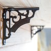 Hammer and Tongs - Ornate Iron Shelf Bracket - D120mm