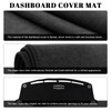 PeakPurit Black Dashboard Dash Board Cover Mat Carpet for Jeep