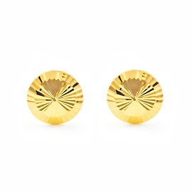 Monde Petit T1760P – Stud Earrings – Women and Children – Yellow Gold 18ct (750)