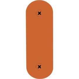 stainless steel Doorbell Cover Plate | door hole cover plate |the ring doorbell cover plate made to cover the existing hole in the wall from a old door bell button (Copper Red)