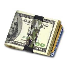 GRAND BAND Deluxe Money Band Camo Minimalist Money/Card Holder