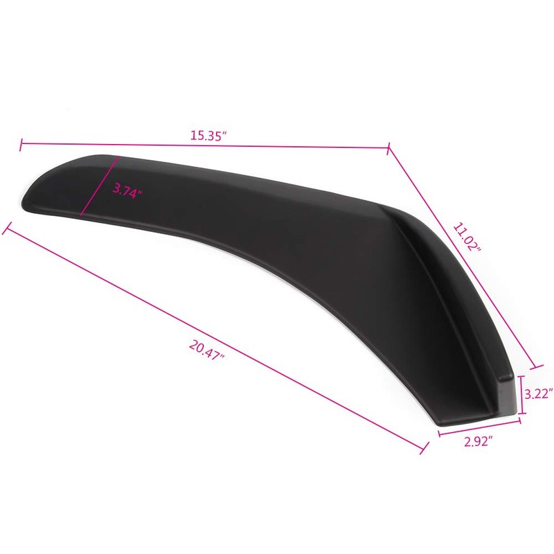 Front Deflector Spoiler Splitter Universal Diffuser Bumper Canard Lip Body