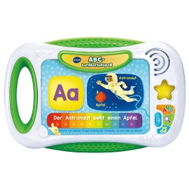 VTech ABC-Lernkartenspaß – Lernkartenboard mit bedruckten Buchstabenkarten und Lerninhalten zu den Themen Buchstaben, Laute, Objekte und Figuren, Farben u. v. m. – Für Kinder von 4-7 Jahren
