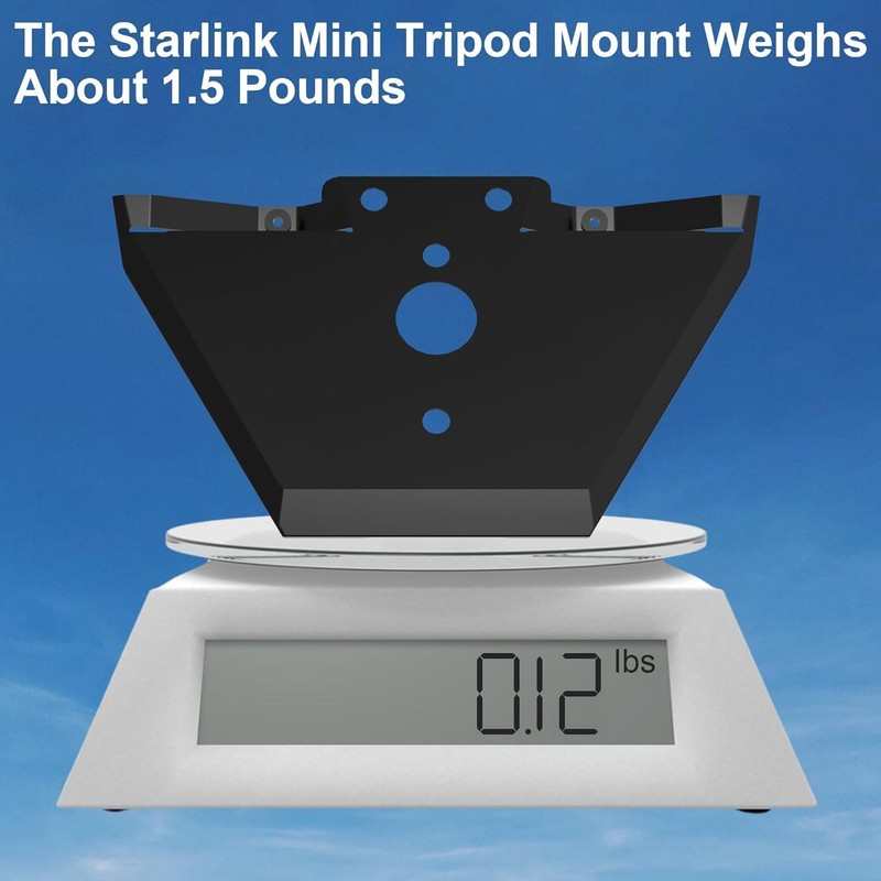 Starlink Mini Hose Adapter with 1/4" Screw, Compatible with Starlink