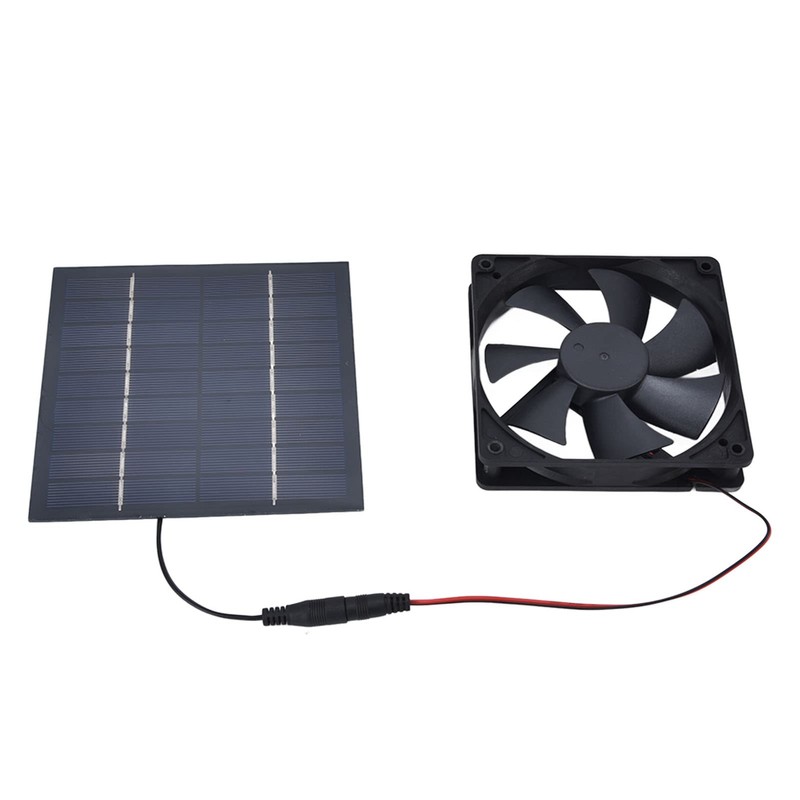 Solar Abluftventilator Kit Solarzellenplatinen Netzteil 10 W für die Luftzirkulation