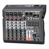 TKLBLS Audio Mixer, 6-Channel Professional DJ Mixer with 99-Bit DSP