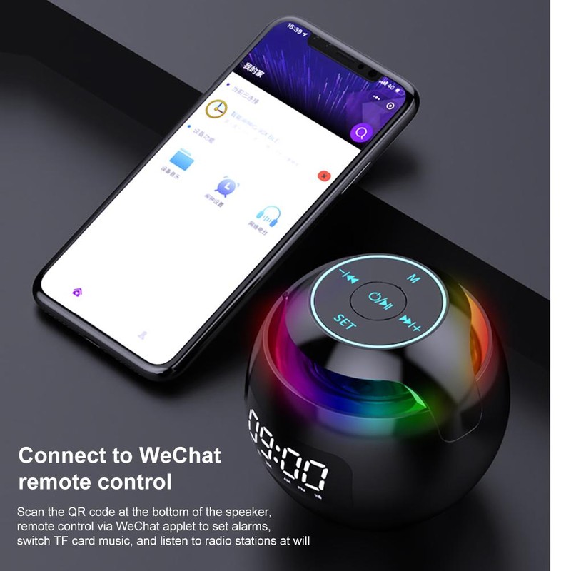 Mini Bluetooth Speaker Wireless Bluetooth Sound Box with LED Display