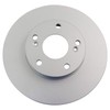 TRQ Front and Rear Brake Rotors Set Premium G-Coated Compatible
