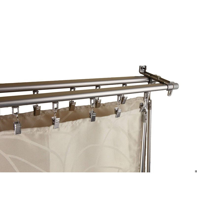 Rod Desyne Baton Draw Adjustable Double Track for Windows, 28