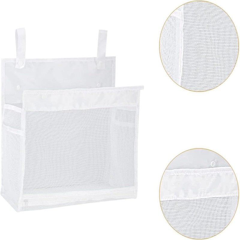 Coehaopike Mesh Bath Toy Organizer Bathtub Toy Holder Large Opening