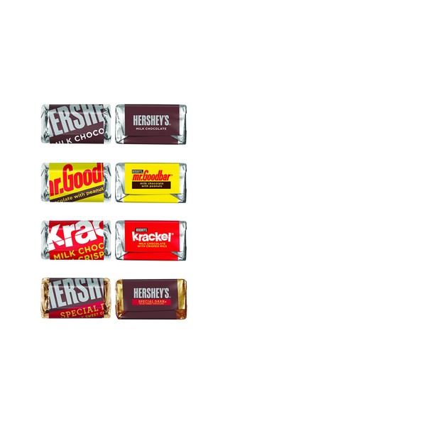 HERSHEY'S Chocolate Candy Bar Assortment, Miniatures (Hershey's, Krackel, Mr Goodbar,