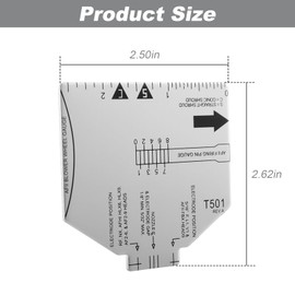 T501 Multipurpose Gauge for Beckett - Fits for AF/AFG/AR/SF/SR Burners, Replace T231/T500 - Tool for Burner Electrode Alignment