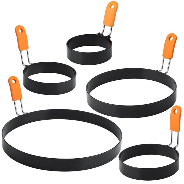 Egg Rings Pancake Mold Set, Stainless Steel Egg Rings Pancake