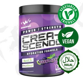 TWP Nutrition Platinum Series Crea-Scendo Creatine Powder, 470g / 250g and 50/30 Servings, 5 Great Flavours (Mango Passionfruit, 450g)