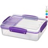 System  Lunch to Go, Polypropylene, 3 Compartments, 0.97 LT, Assorted
