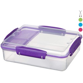 System  Lunch to Go, Polypropylene, 3 Compartments, 0.97 LT, Assorted