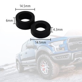 Junecarp 13 PCS Truck Antenna Adapter Accessories for Truck/Car Kit,11 Screws&2 Rubber Washers Replacement for Toyota,Jeep,Wrangler,Denali,Tantu,Douqi,Ford,GMC Antenna