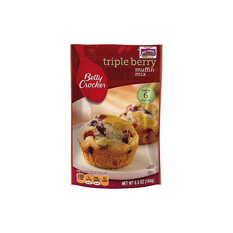 Triple Berry Muffin Mix 6.5 Oz (3 Pouches)