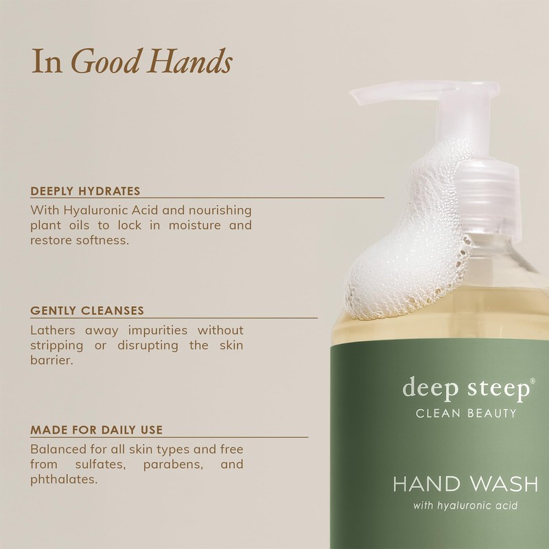 Deep Steep Liquid Hand Wash, Passion Fruit Guava, 17.6 oz