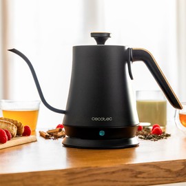 Cecotec Kettle 1L Capacity, Thermosense 500 Swan, 1200W, Fast Heating, Anti-limescale Filter, BPA and Other Toxin Free, 360º Rotation Base, Swan Shape Design