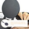 TOPINCN Waffle Cone Maker, Waffle Egg Roll Nonstick Coating Baking