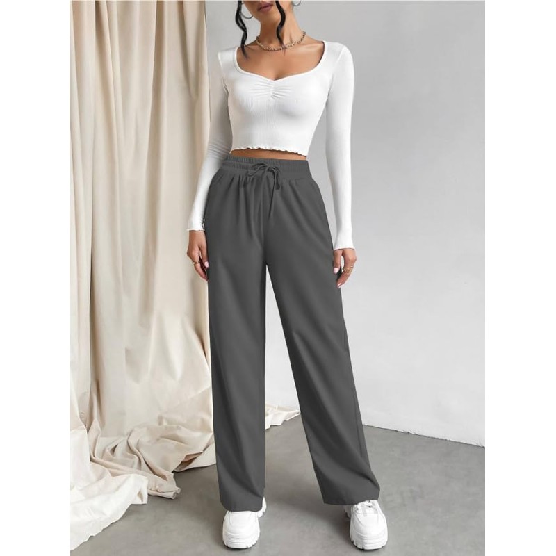Kivdol 3 PACK Womens Yoga Sweatpants Wide Leg Lounge Pajamas