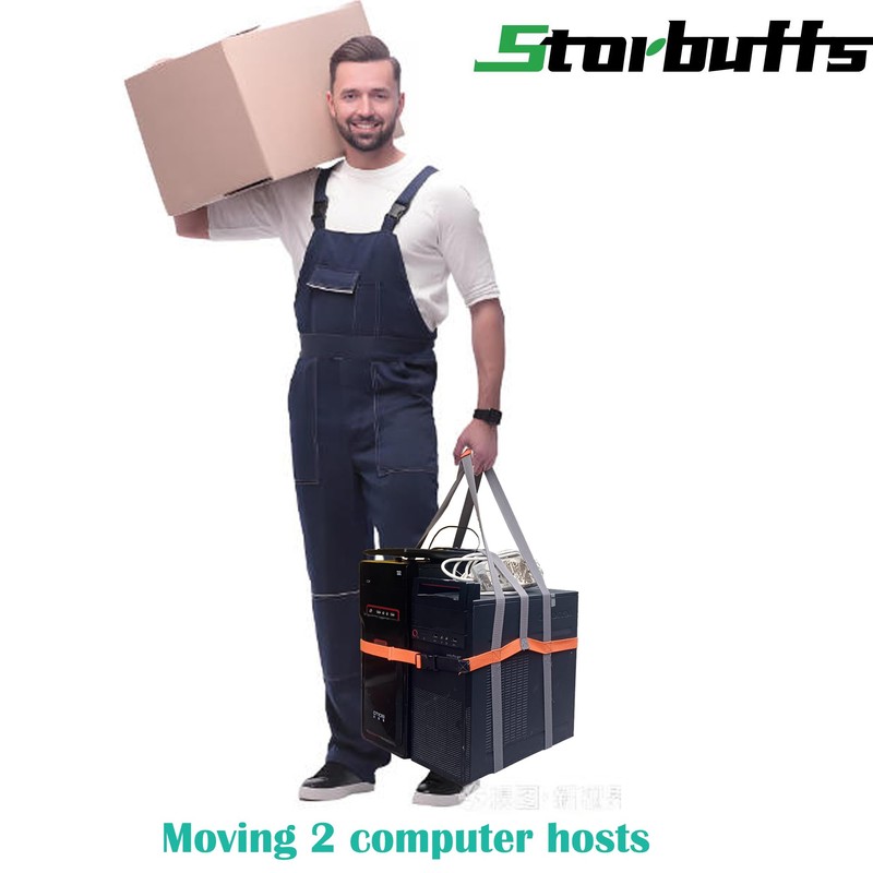 Storbuffs Computer Desktop Tower Easy Carrying Straps, Easily Transport System,Adjustable