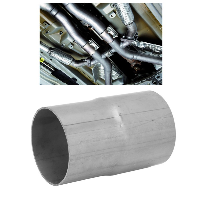 Exhaust Reducer Connecting Pipe 63mm‑60mm Stainless Steel Muffler Connector Pipes