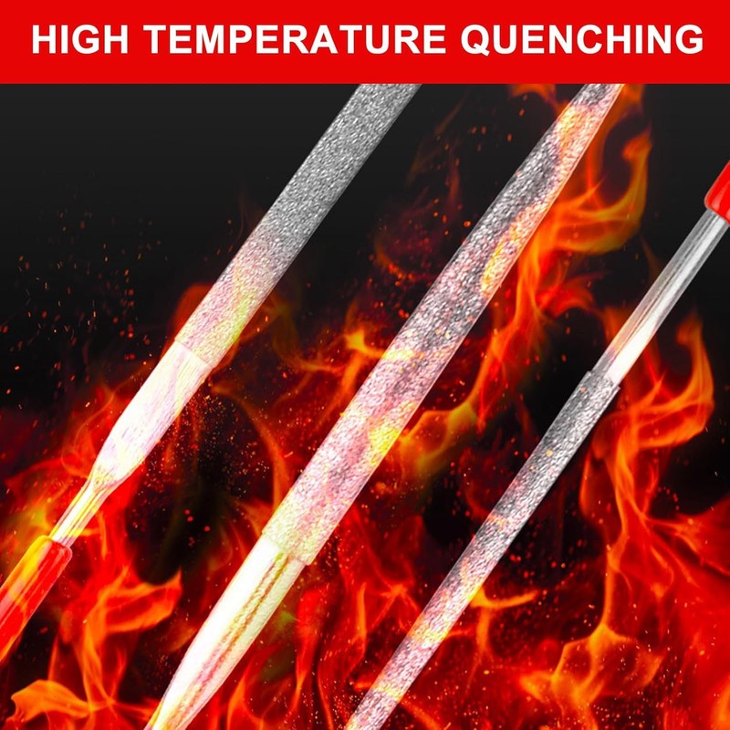 10 Pcs Mini Diamond Needle Files Set - Precision Mini