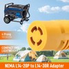 NEMA L14-20P to L14-30R, 4 Prong Locking Plug, 20Amp to