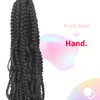 Niseyo 8 Packs Curly Ends Goddess Box Braids Crochet Hair